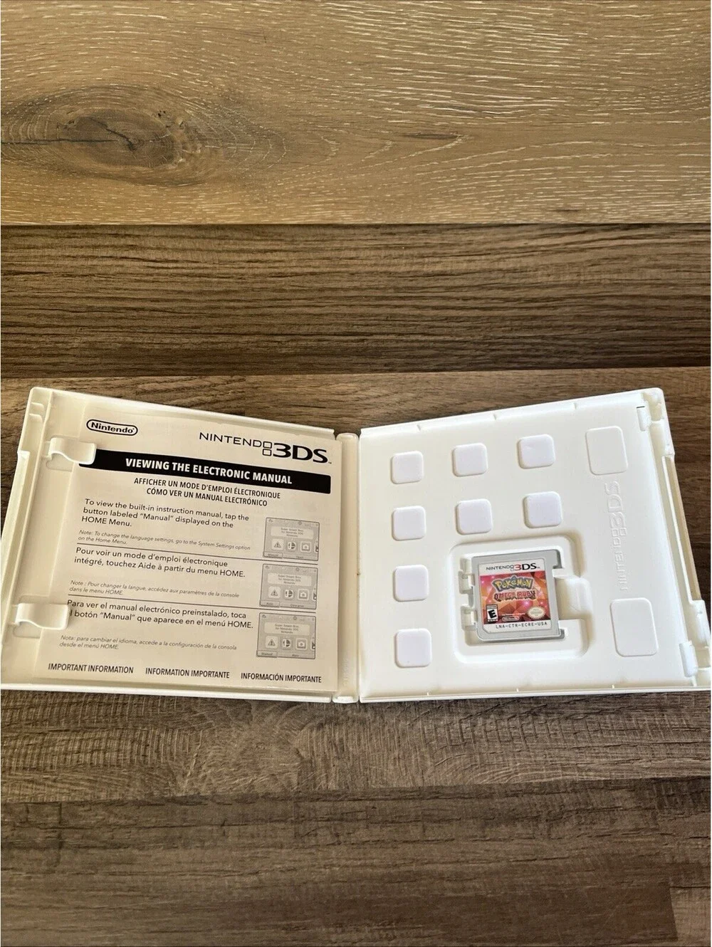 Pokémon OMEGA Ruby Nintendo 3DS, 2014 CIB